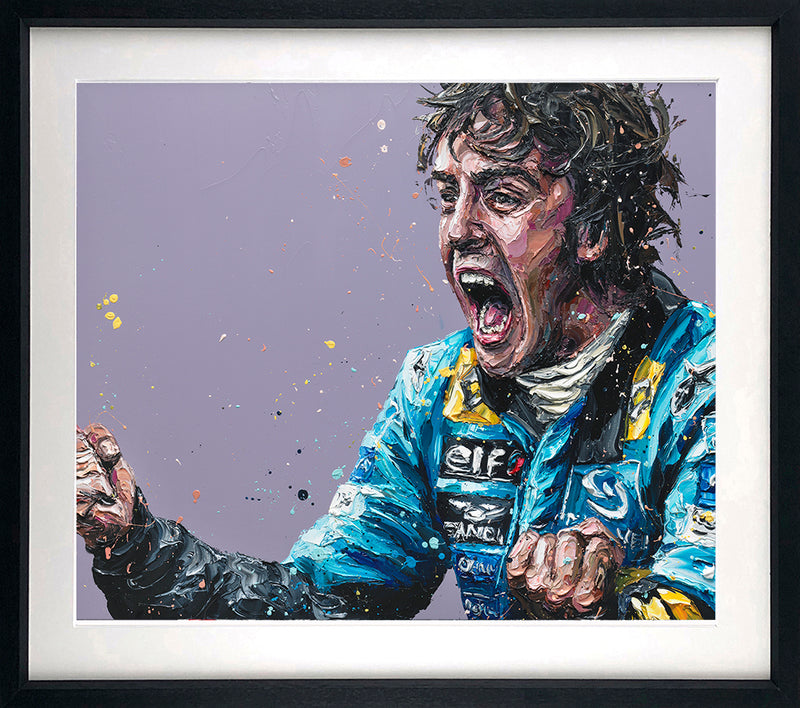 2005 – SCREAMING ALONSO BY PAUL OZ (FORMULA 1 & MOTORSPORT)