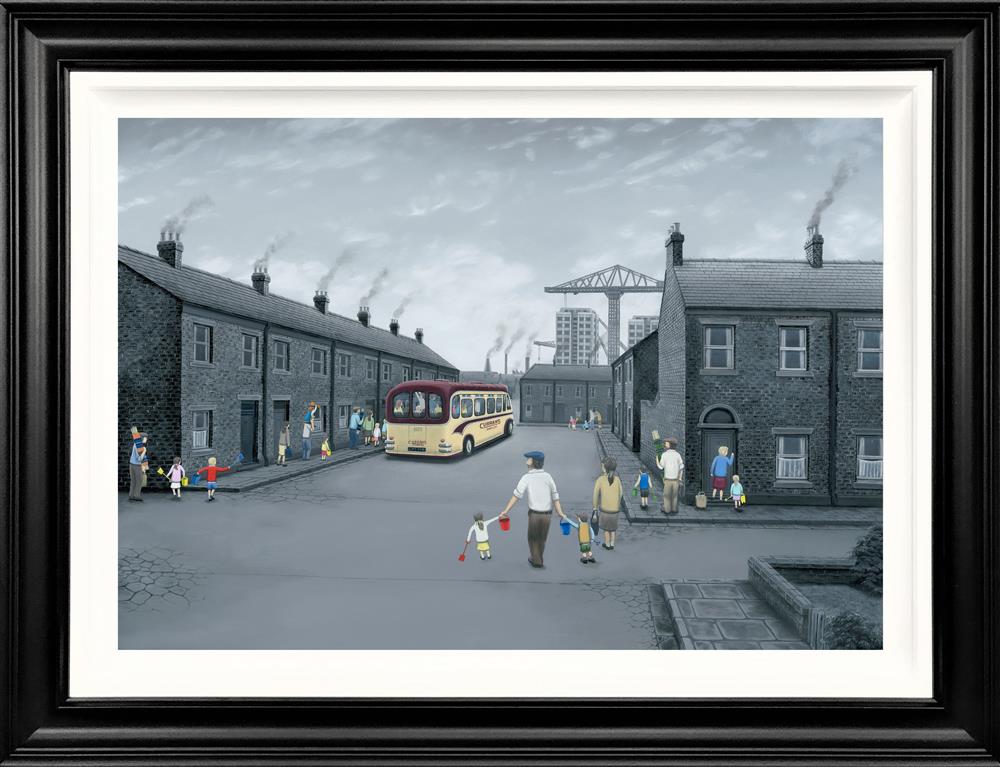 LOW AVAILABILITY - All Aboard For The Seaside - Canvas Artist Proof