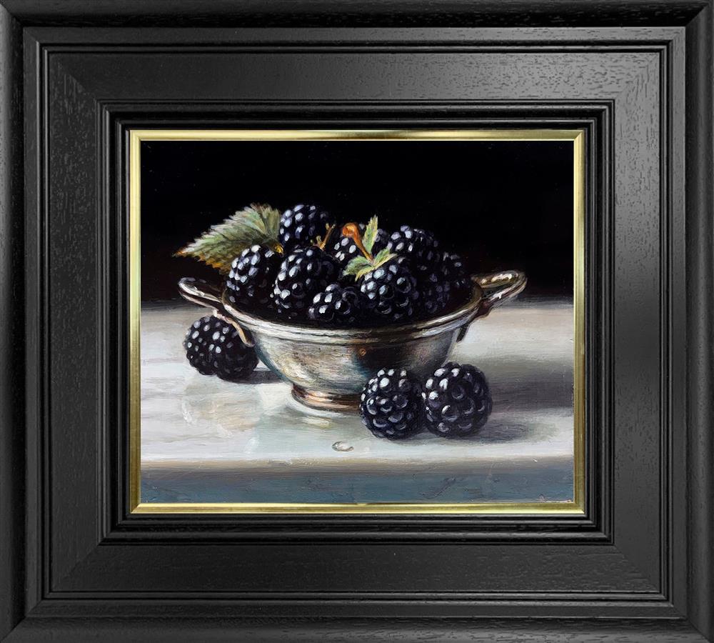 Blackberries And Bowl