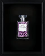 Chanel No.5 Capsules - (Black Frame / Purple Pills) by Emma Gibbons