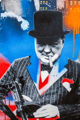 CHILL WINSTON (Limited Edition Prints) By Jake Wood