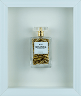 Chanel No.5 Capsules - (White Frame / Gold Pills) by Emma Gibbons