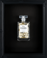 Chanel No.5 Capsules - (Black Frame / Cream Pills) by Emma Gibbons