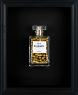 Chanel No.5 Capsules - (Black Frame / Gold Pills) by Emma Gibbons
