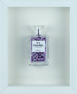 Chanel No.5 Capsules - (White Frame / Purple Pills) by Emma Gibbon