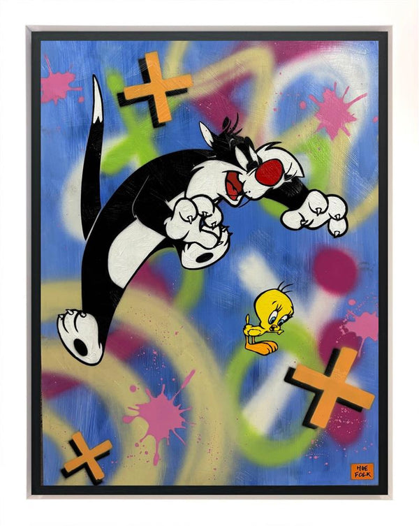 Sylvester And Tweety BY HUE FOLK