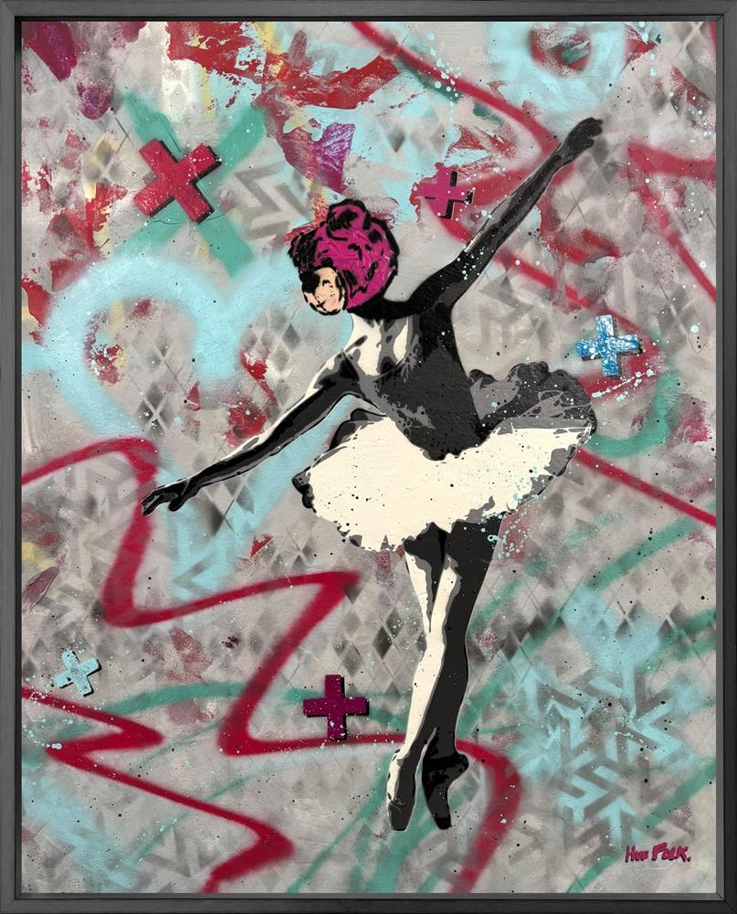 Dancing Is The Poetry Of The Foot - Ballet Bear I by HUE FOLK
