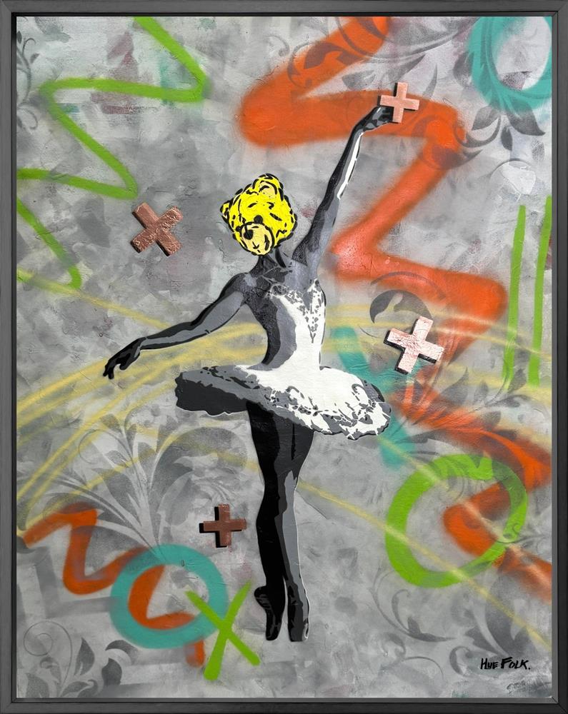 Dancing Is The Poetry Of The Foot - Ballet Bear II by HUE FOLK