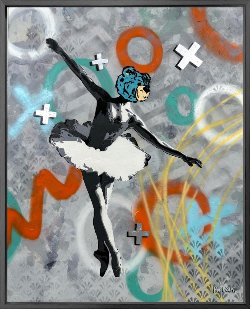 Dancing Is The Poetry Of The Foot - Ballet Bear III by HUE FOLK