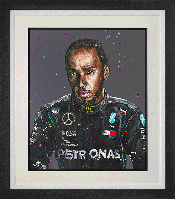 LEWIS – SEVEN TIME WORLD CHAMPION (LENTICULAR) BY PAUL OZ