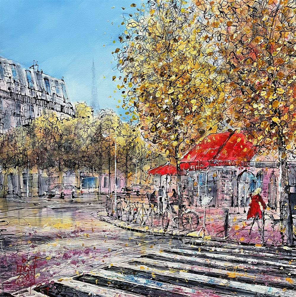 Love On The Cafe Corner - Deluxe Canvas