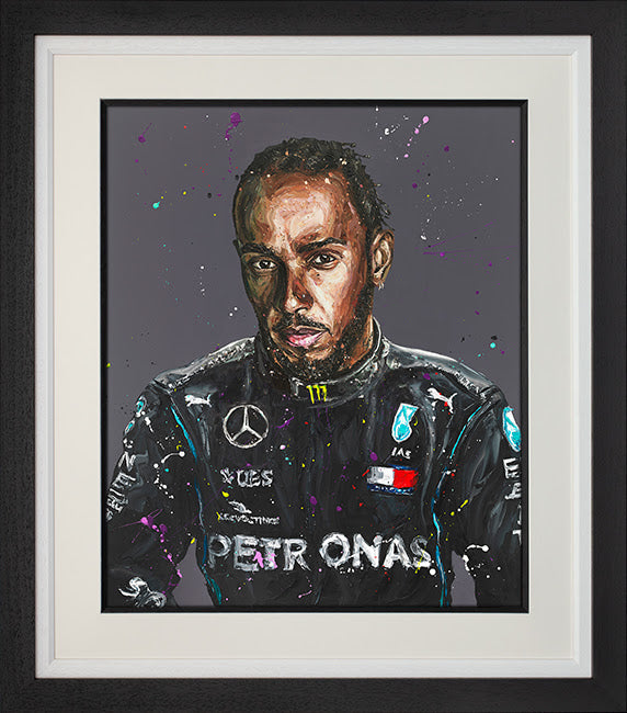 LEWIS – SEVEN TIME WORLD CHAMPION (LENTICULAR) BY PAUL OZ