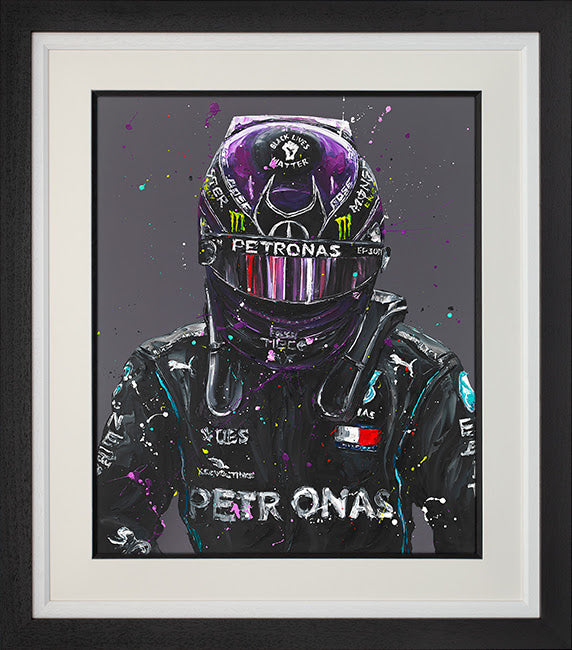 LEWIS – SEVEN TIME WORLD CHAMPION (LENTICULAR) BY PAUL OZ