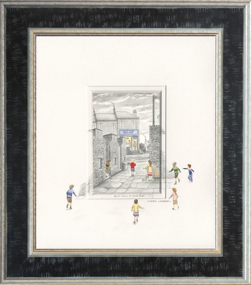 Quick Before He Scoffs Them - Overspill Sketch Artist Proof