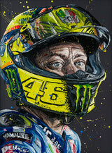 Rossi Helmet BY PAUL OZ (FORMULA 1 & MOTORSPORT)