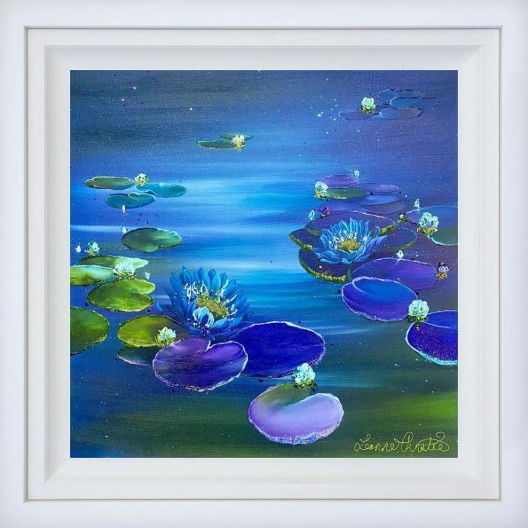 The Waterlily's Charm Original by Leanne Christie