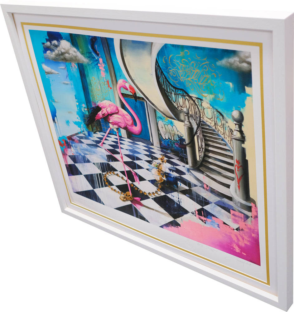 Flamingo and Orb Limited Edition by Tommy Fiendish