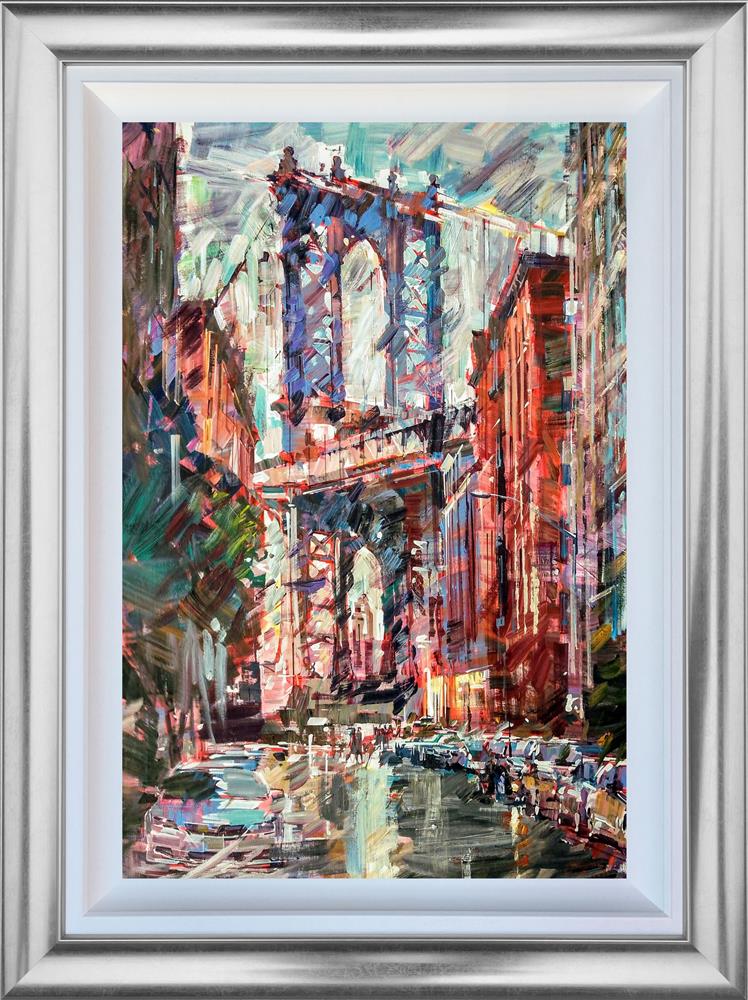 Twlight Over the Manhattan Bridge