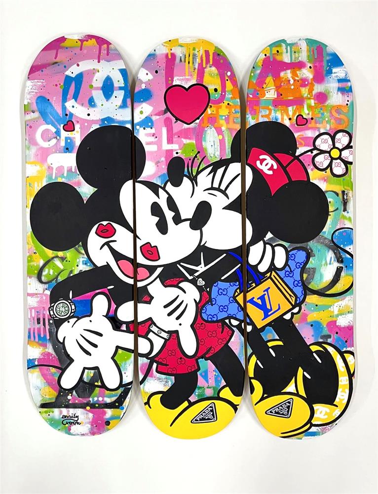 Vintage Kiss - Skatedeck