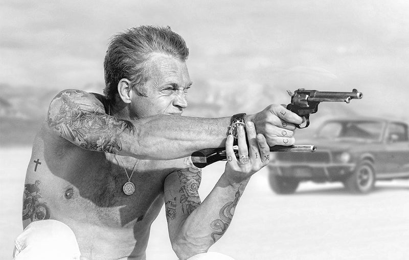 Bullitt From A Gun B&W by JJ Adams