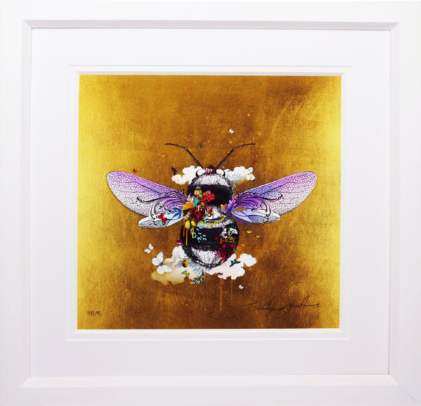 GOLDEN MAJESTIC BEE- By Kristjana S williams