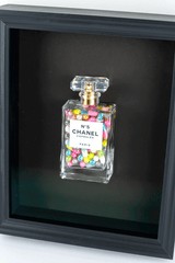 Chanel No.5 Capsules - (Black Frame / Multi Coloured  Pills) by Emma Gibbons
