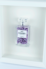 Chanel No.5 Capsules - (White Frame / Purple Pills) by Emma Gibbon