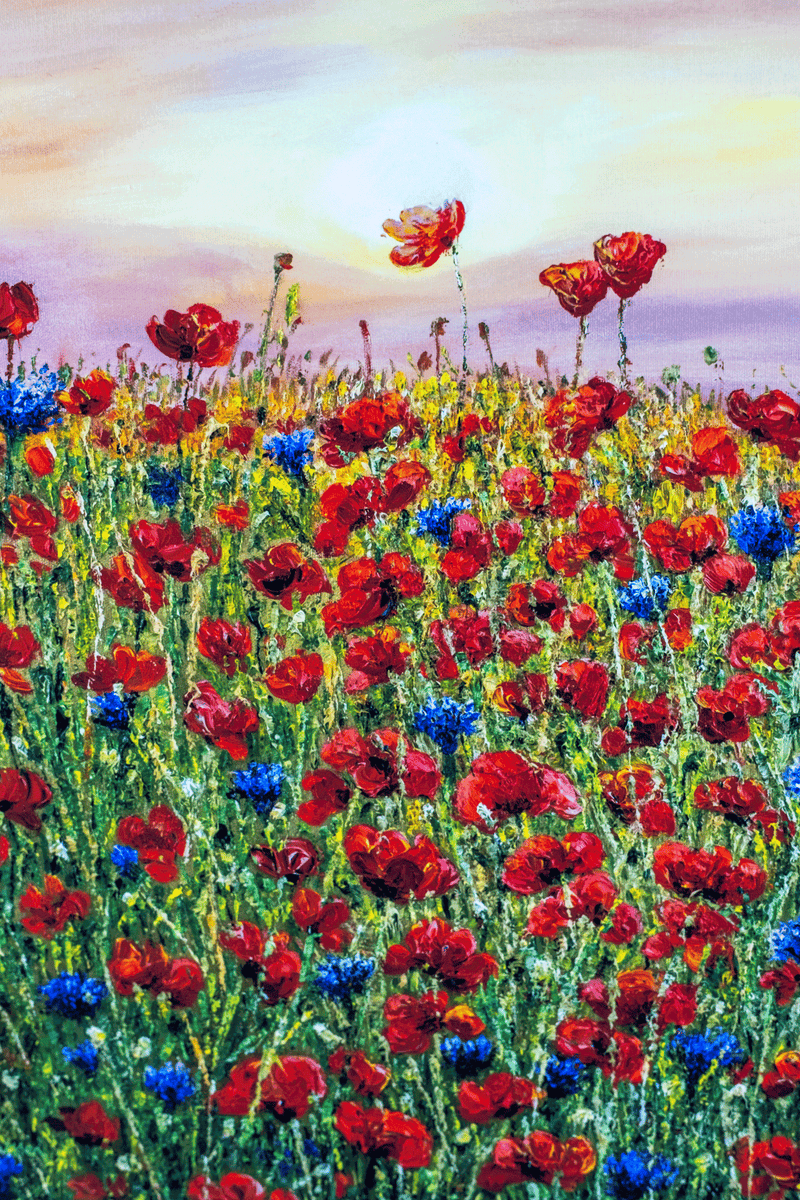 Crimson Kisses, Saphire dreams by Sophia Chalklen
