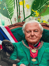 David Attenborough National Treasure (Original) By Jake Wood