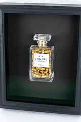 Chanel No.5 Capsules - (Black Frame / Gold Pills) by Emma Gibbons
