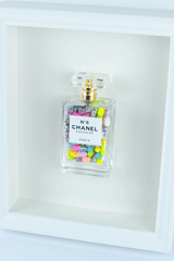 Chanel No.5 Capsules - (White Frame / Multi Coloured Pills) by Emma Gibbons