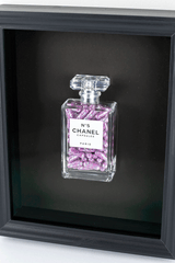 Chanel No.5 Capsules - (Black Frame / Purple Pills) by Emma Gibbons