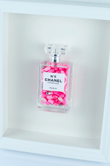 Chanel No.5 Capsules - (White Frame / Pink Pills) by Emma Gibbon