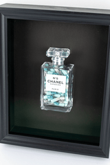 Chanel No.5 Capsules - (Black Frame / Blue Pills) by Emma Gibbons
