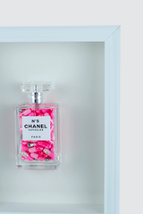 Chanel No.5 Capsules - (White Frame / Pink Pills) by Emma Gibbon