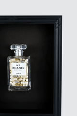 Chanel No.5 Capsules - (Black Frame / Cream Pills) by Emma Gibbons