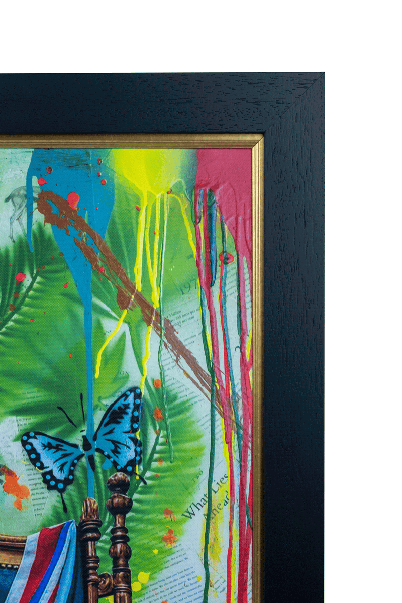 David Attenborough National Treasure (Hand Embellished) By Jake Wood