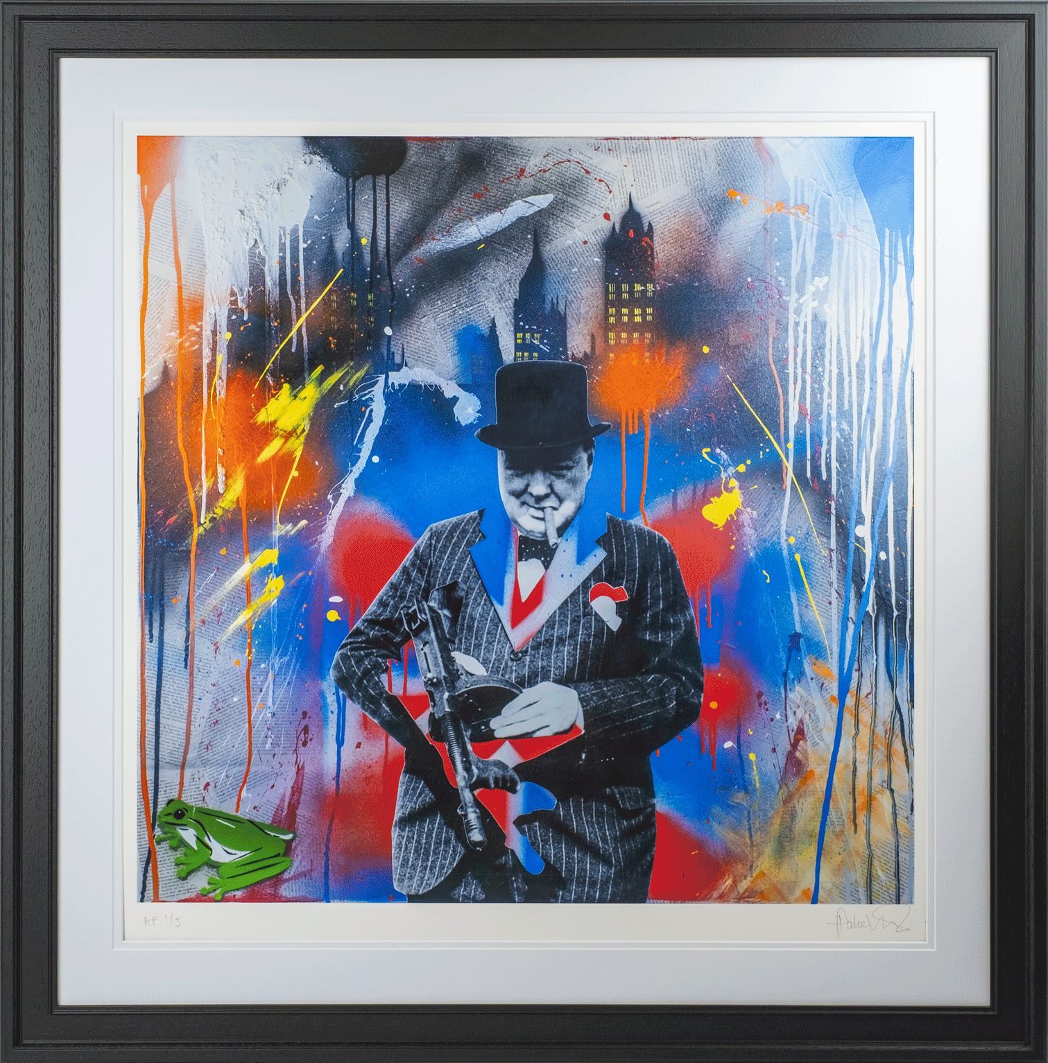CHILL WINSTON (Limited Edition Prints) By Jake Wood