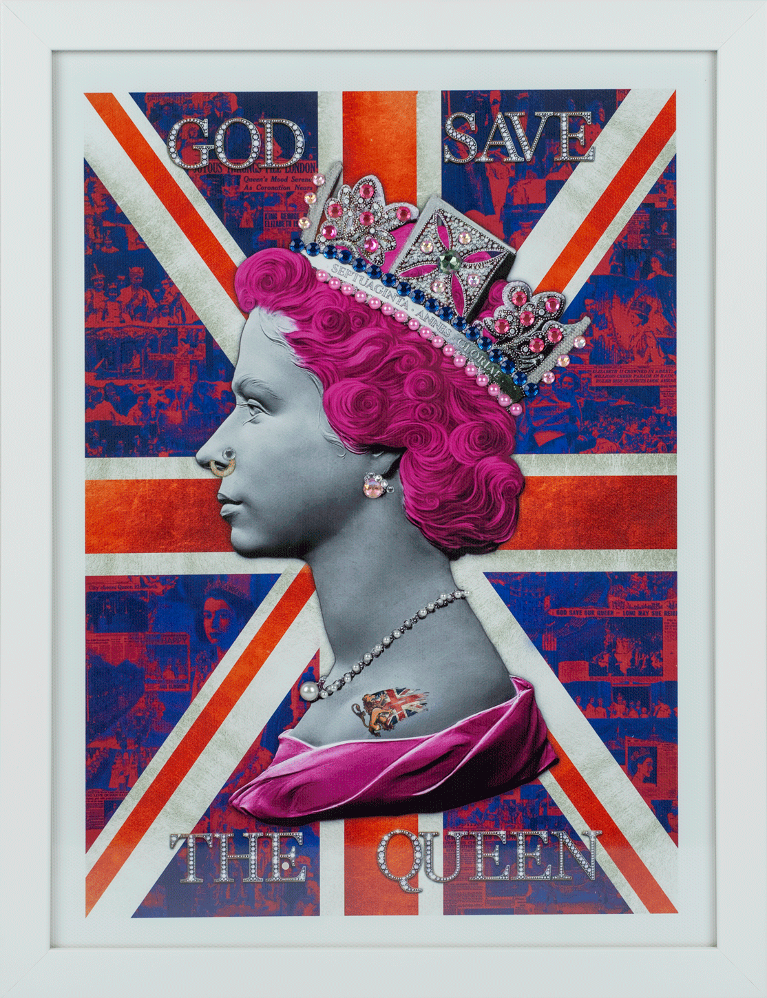 GOD SAVE THE QUEEN (Pink) by Illuminati