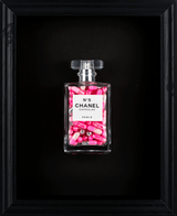 Chanel No.5 Capsules - (Black Frame / Pink Pills) by Emma Gibbons