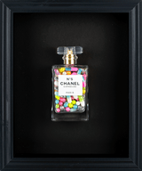 Chanel No.5 Capsules - (Black Frame / Multi Coloured  Pills) by Emma Gibbons