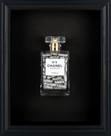 Chanel No.5 Capsules - (Black Frame / Silver Pills) by Emma Gibbons