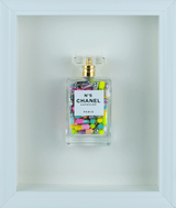 Chanel No.5 Capsules - (White Frame / Multi Coloured Pills) by Emma Gibbons