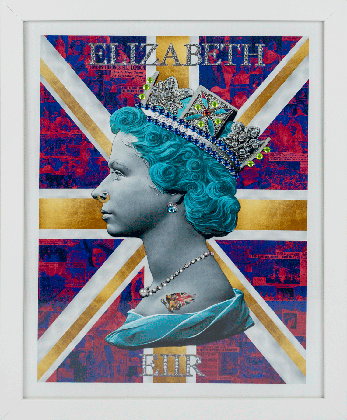GOD SAVE THE QUEEN (Light Blue) by Illuminati