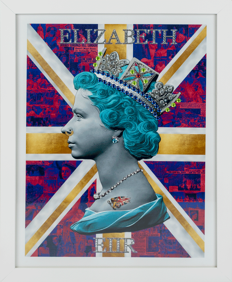 GOD SAVE THE QUEEN (Light Blue) by Illuminati