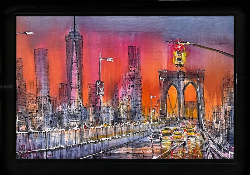 Crossing Brooklyn Original by Nigel Cooke