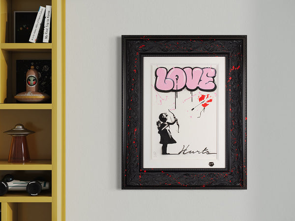 "Love Hurts" (Original Stencilled Artworks) By JJ Adams