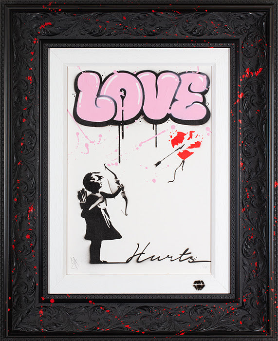 "Love Hurts" (Original Stencilled Artworks) By JJ Adams