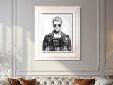 I'm Your Man (black&white) by JJ Adams Spring 2024