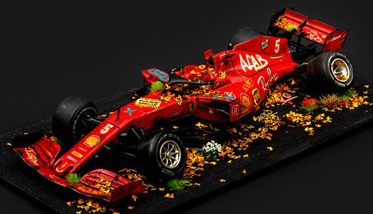 F1 Ferrari Scuderia No. 5 - 2020 Vettel Stolen Recovered Original - by JJ Adams
